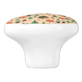 kerstsnoepjes keramische knop (Zijkant)