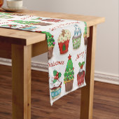 kerstsnoepjes korte tafelloper (Voorbeeld)