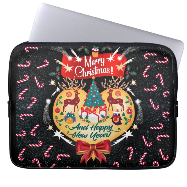 kerstSnoepjes Laptop Sleeve (Voorkant)