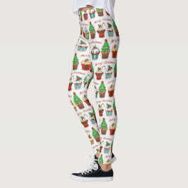 kerstsnoepjes leggings