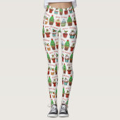 kerstsnoepjes leggings (Voorkant)