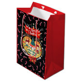 kerstSnoepjes Medium Cadeauzakje (Voorkant Gekanteld)