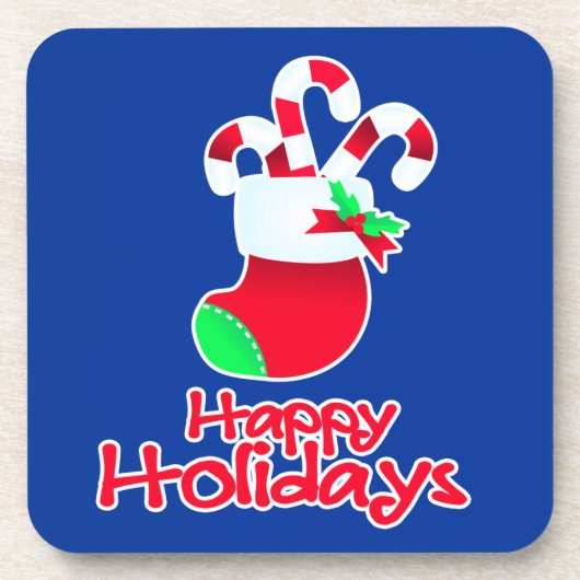 kerstsnoepjes met een laars van 6 onderzetters (Voorkant)