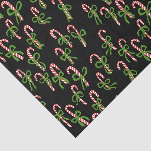 kerstsnoepjes met kerstcadeautjes tissuepapier (Detail)