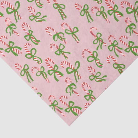 kerstsnoepjes met kerstcadeautjes tissuepapier (Detail)