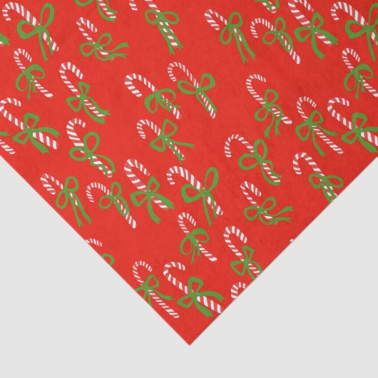 kerstsnoepjes met kerstcadeautjes tissuepapier (Detail)