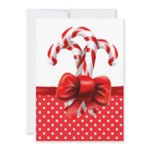 kerstsnoepjes met rode en witte Stippen