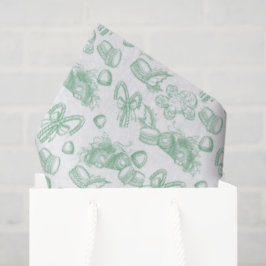 Kerstsnoepjes- Mint (Doorzichtig) Tissuepapier