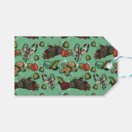Kerstsnoepjes - Mint (Kleur) Cadeaulabel