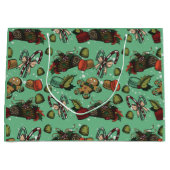 Kerstsnoepjes - Mint (Kleur) Groot Cadeauzakje (Voorkant)