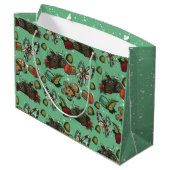 Kerstsnoepjes - Mint (Kleur) Groot Cadeauzakje (Achterkant Gekanteld)
