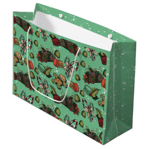 Kerstsnoepjes - Mint (Kleur) Groot Cadeauzakje