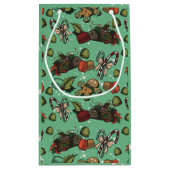 Kerstsnoepjes- Mint (Kleur) Klein Cadeauzakje (Achterkant)