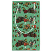 Kerstsnoepjes- Mint (Kleur) Klein Cadeauzakje (Voorkant)