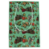 Kerstsnoepjes- Mint (Kleur) Medium Cadeauzakje (Voorkant)