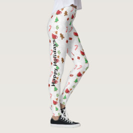Kerstsnoepjes op Maat Leggings