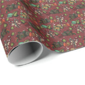 Kerstsnoepjes- Pepermunt (Kleur) Cadeaupapier (Rol Hoek)