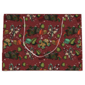 Kerstsnoepjes- Pepermunt (Kleur) Groot Cadeauzakje (Voorkant)