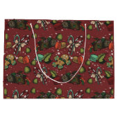 Kerstsnoepjes- Pepermunt (Kleur) Groot Cadeauzakje (Achterkant)