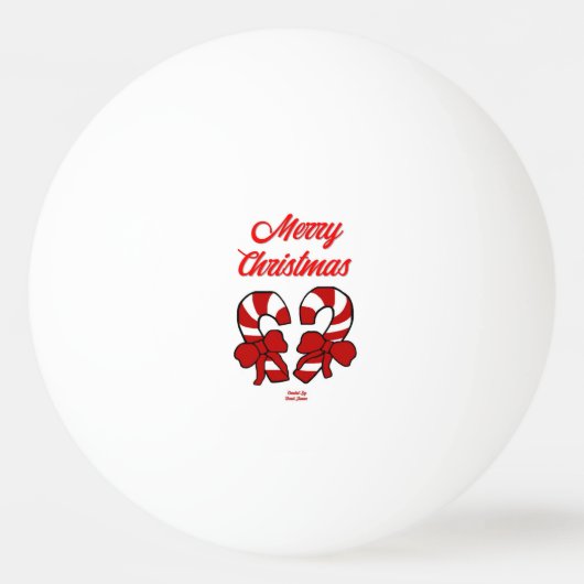 kerstsnoepjes Ping Pong Ball (Voorkant)