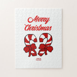 Kerstsnoepjes Puzzle 28 x 35,5 cm Legpuzzel