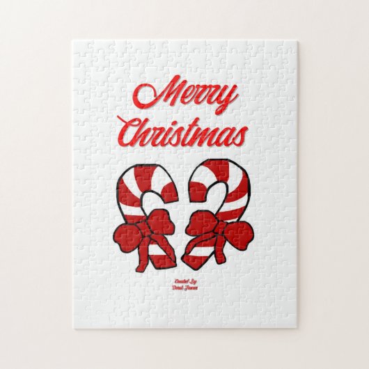 Kerstsnoepjes Puzzle 28 x 35,5 cm Legpuzzel (Verticaal)