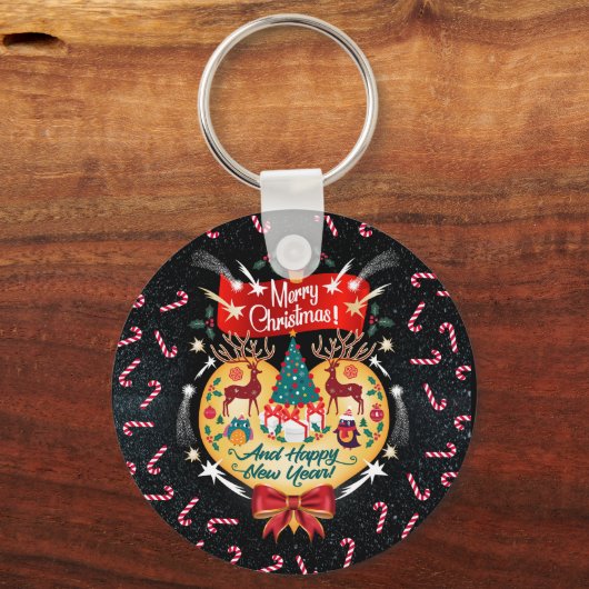 kerstSnoepjes Sleutelhanger (Voorkant)