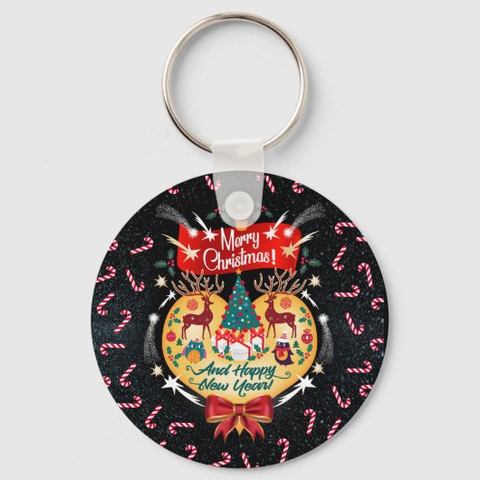 kerstSnoepjes Sleutelhanger (Achterkant)