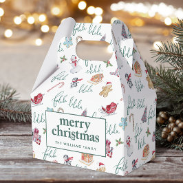 Kerstsnoepjes & Sneeuwmannen Bedankdoosjes