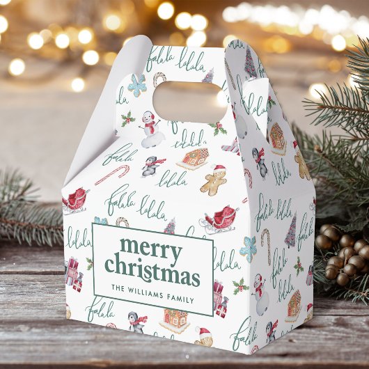 Kerstsnoepjes & Sneeuwmannen Bedankdoosjes