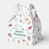 Kerstsnoepjes & Sneeuwmannen Bedankdoosjes (Achterkant)