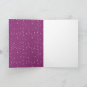 Kerstsnoepjes- Suikerpruim (Kleur) Kaart (Binnen)