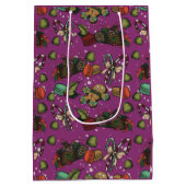 Kerstsnoepjes- Suikerpruim (Kleur) Medium Cadeauzakje (Achterkant)