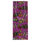 Kerstsnoepjes- Suikerpruim (Kleur) Wijn Cadeautas (Achterkant)