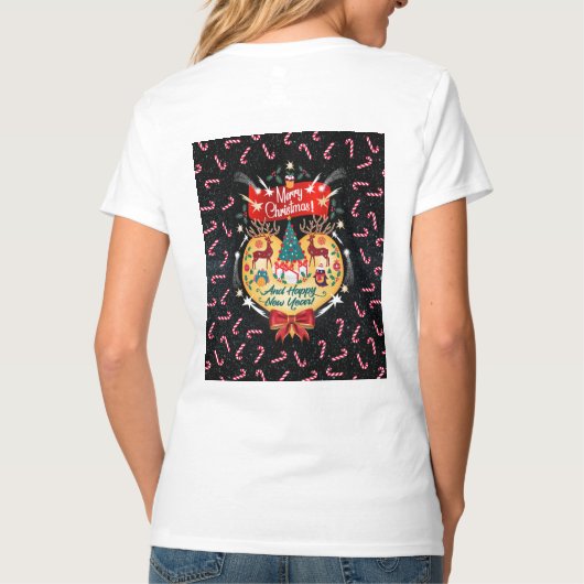 kerstSnoepjes T-shirt (Achterkant)