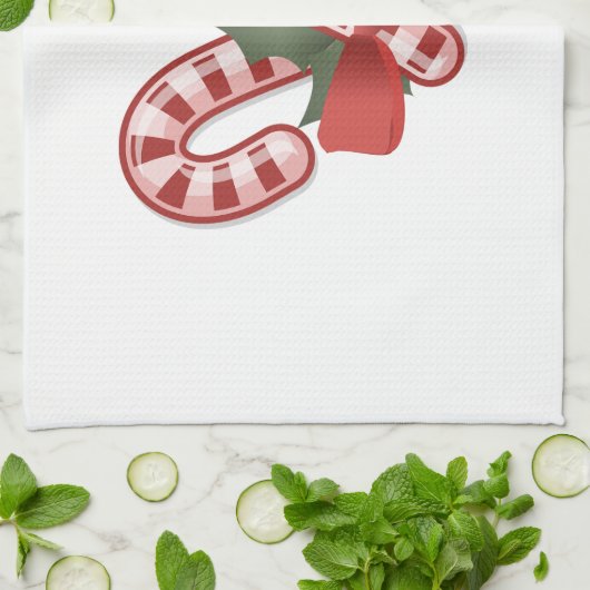 kerstSnoepjes Theedoek (Gevouwen)