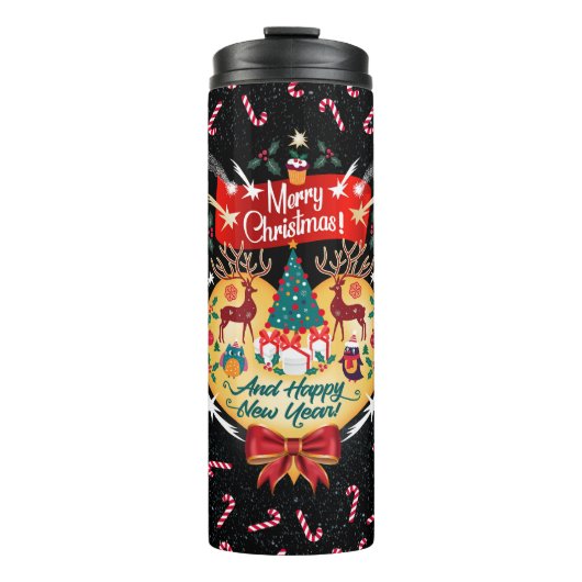 kerstSnoepjes Thermosbeker (Voorkant)