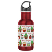 kerstsnoepjes waterfles (Voorkant)