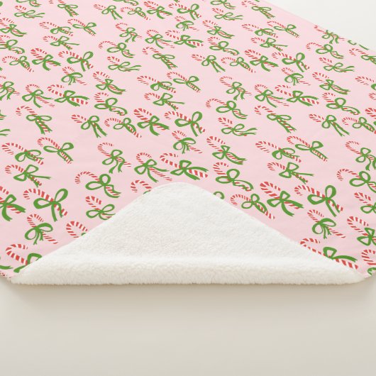 kerstsnoepjes Xmas Holiday Minty Sherpa Deken (3/4)