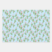 kerstsnoepjes Xmas Holiday-variëteit Inpakpapier Vel (Voorkant)