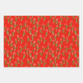kerstsnoepjes Xmas Holiday-variëteit Inpakpapier Vel (Voorkant)