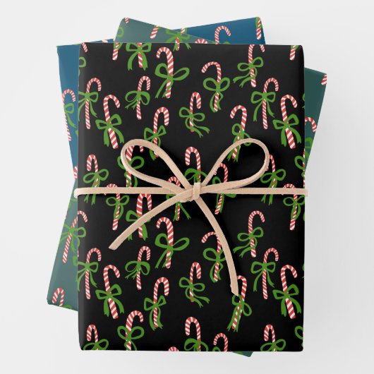 kerstsnoepjes Xmas Holiday-variëteit Inpakpapier Vel (In situ)