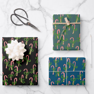 kerstsnoepjes Xmas Holiday-variëteit Inpakpapier Vel