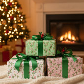 kerstsnoepjes Xmas Holiday-variëteit Inpakpapier Vel