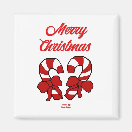 kerstsnoepkanaalplein 2 inch Magnet (Voorkant)