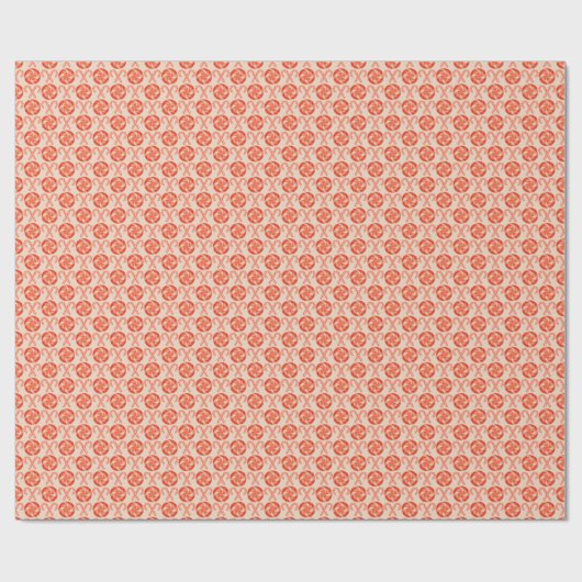 kerstsnoepkanen en Snoep Peppermint Pattern Cadeaupapier (Vlak)