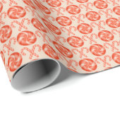 kerstsnoepkanen en Snoep Peppermint Pattern Cadeaupapier (Rol Hoek)