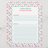 kerstsnoeppatroon papier (Voorkant / Achterkant)