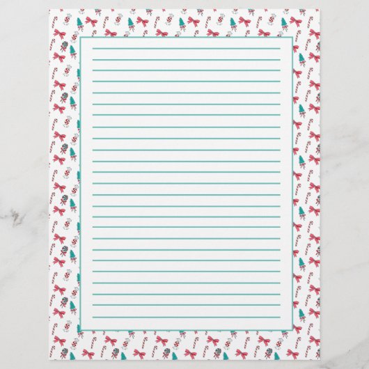 kerstsnoeppatroon papier (Achterkant)