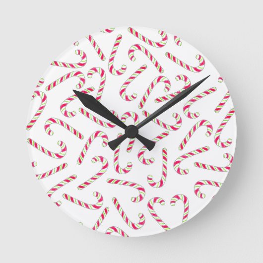 kerstsnoeppatroon ronde klok (Voorkant)
